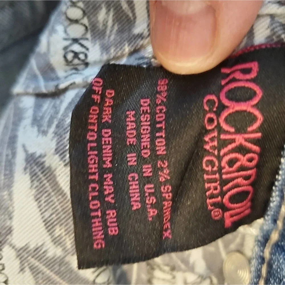 Rock &‎ Roll cowgirl boyfriend skinny jeans 26x32